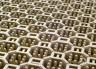 Модульное грязезащитное ПВХ покрытие OPTIMA DUOS 250x250x16мм, коричневое.