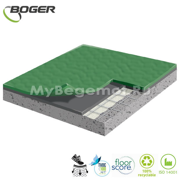 Спортивный линолеум Boger  Multipurpose Flooring BG-52110 6.5 мм