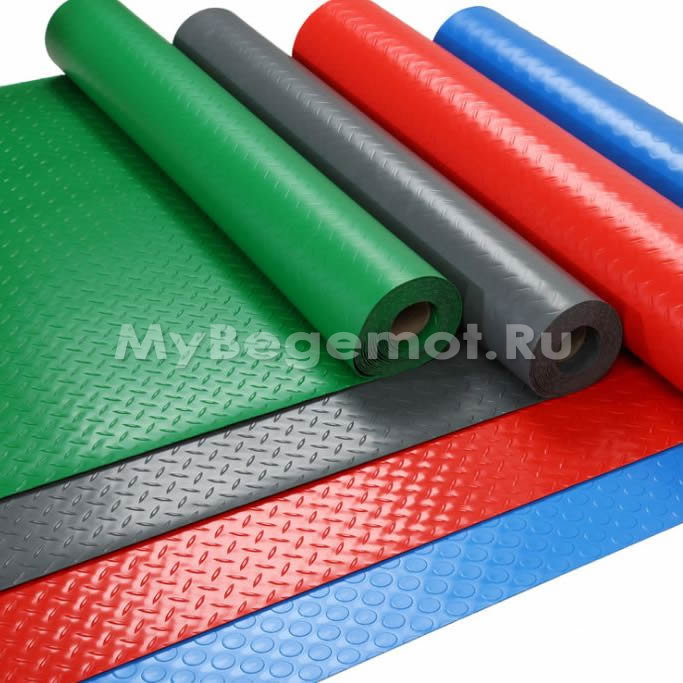 Резиновая дорожка, рулонная резина  ТЭП "Монетка" 1.2*10.0 м