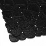 Модульное ПВХ покрытие для бассейнов AQUA STONE 340х340х10мм, черное.