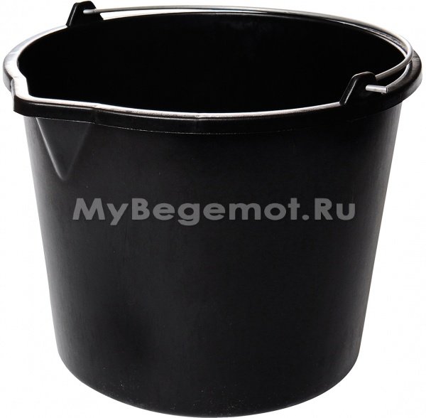 Ведро строительное штукатурно-малярное 20 л. (с носиком)